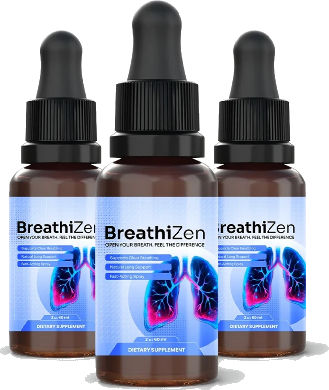 Three BreathiZen bottles